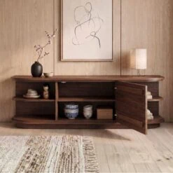 Luca Dressoir walnoot 165cm