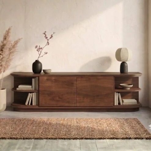 Luca Dressoir walnoot 205cm