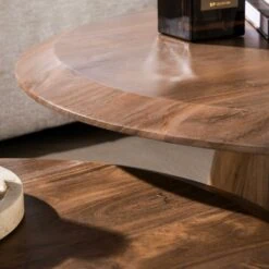 Luna Salontafel set van 2 rond Acaciahout