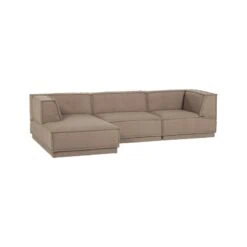 Manu Bank Chaise longue Links Teddy Taupe