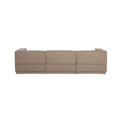 Manu Bank Chaise longue Links Teddy Taupe