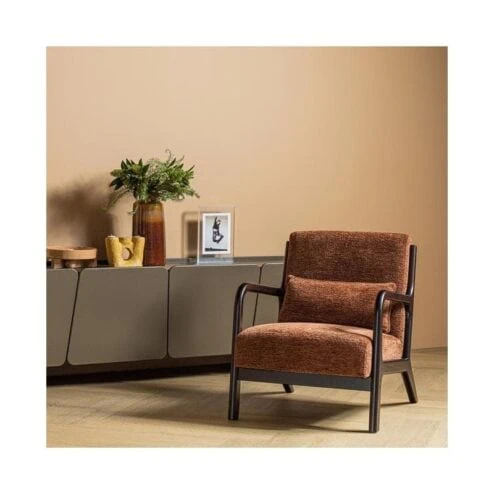 Mark Fauteuil Chenille Bruin