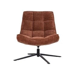 Maudi Draaifauteuil Chenille Bruin