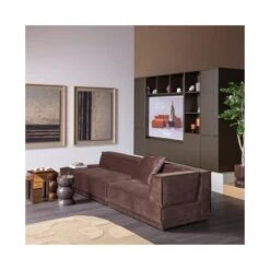 Meggy Tv meubel Grenen Middenbruin 160cm
