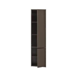 Meggy Wandkast Smal Grenen Middenbruin 55cm