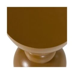 Miel Bijzettafel rond Honinggeel 35cm