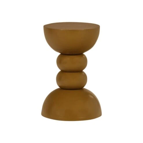 Miel Bijzettafel rond Honinggeel 35cm