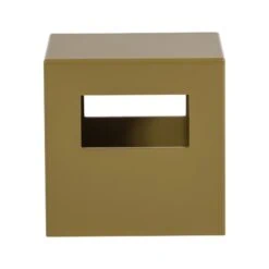 Modern Bijzettafel Honinggeel 40cm