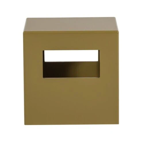 Modern Bijzettafel Honinggeel 40cm