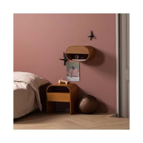 Momo Zwevend Nachtkastje Bruin 39cm