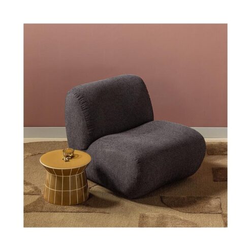 Nomu Fauteuil chenille Antraciet