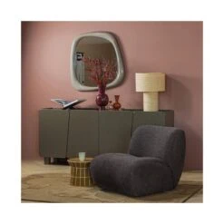 Nomu Fauteuil chenille Antraciet