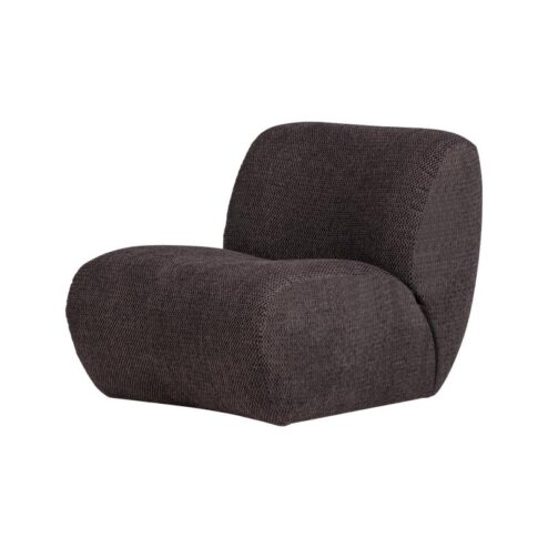 Nomu Fauteuil chenille Antraciet