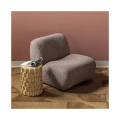Nomu Fauteuil chenille Bruin