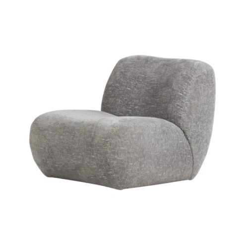 Nomu Fauteuil velvet Lichtblauw
