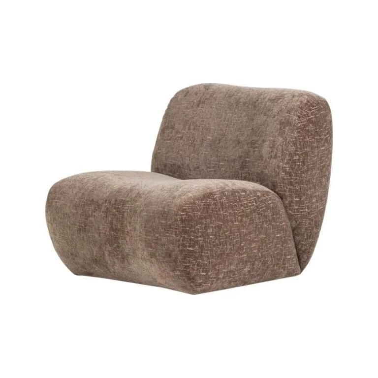 Nomu Fauteuil velvet Lichtbruin
