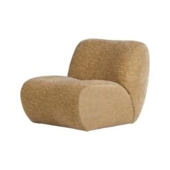 Nomu Fauteuil velvet Lichtgeel
