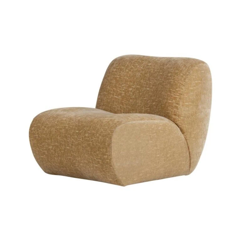 Nomu Fauteuil velvet Lichtgeel