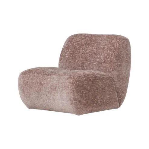Nomu Fauteuil velvet Lichtroze