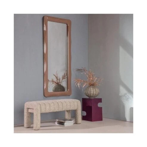 Norea Passpiegel Hoogglans Oudroze 180cm
