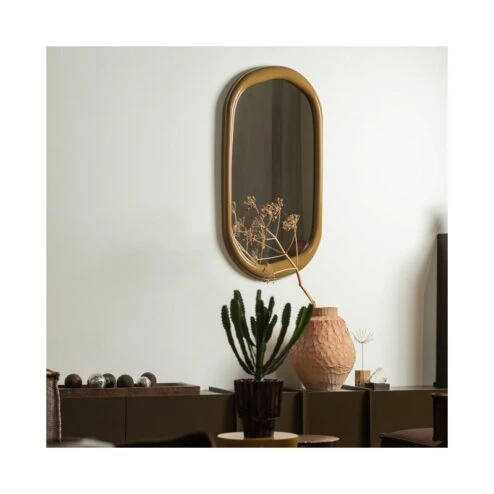 Norea Spiegel Hoogglans Honinggeel 120cm