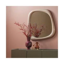 Norea Spiegel Hoogglans Zand 90cm