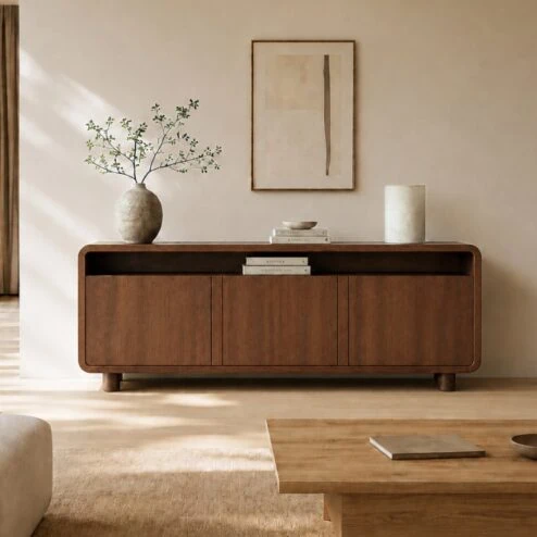 Nox dressoir 180 cm walnoot