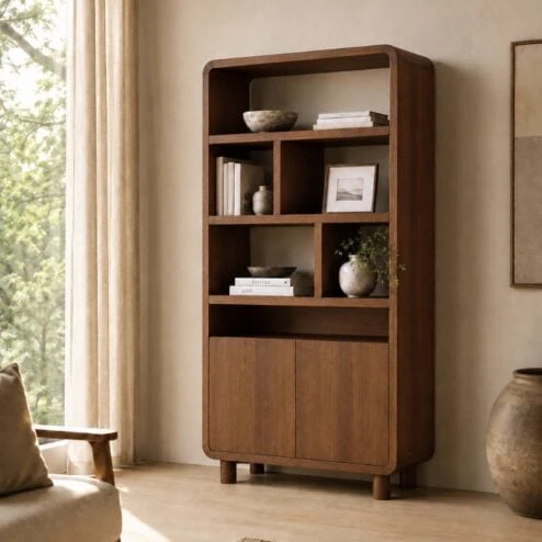 Nox wandkast 100 cm walnoot