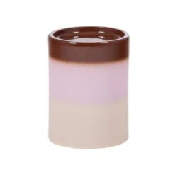 Ollo Bijzettafel rond Roze/Bruin 35cm