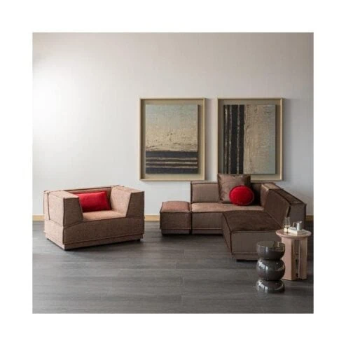 Orivo Bijzettafel rond Oudroze 40cm