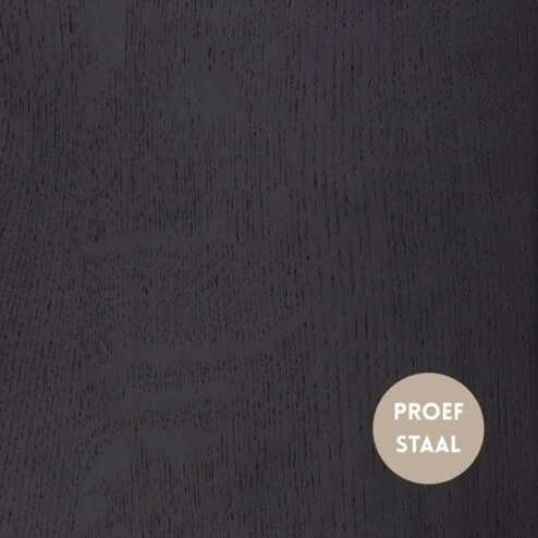 Proefstaal Eiken Zwart