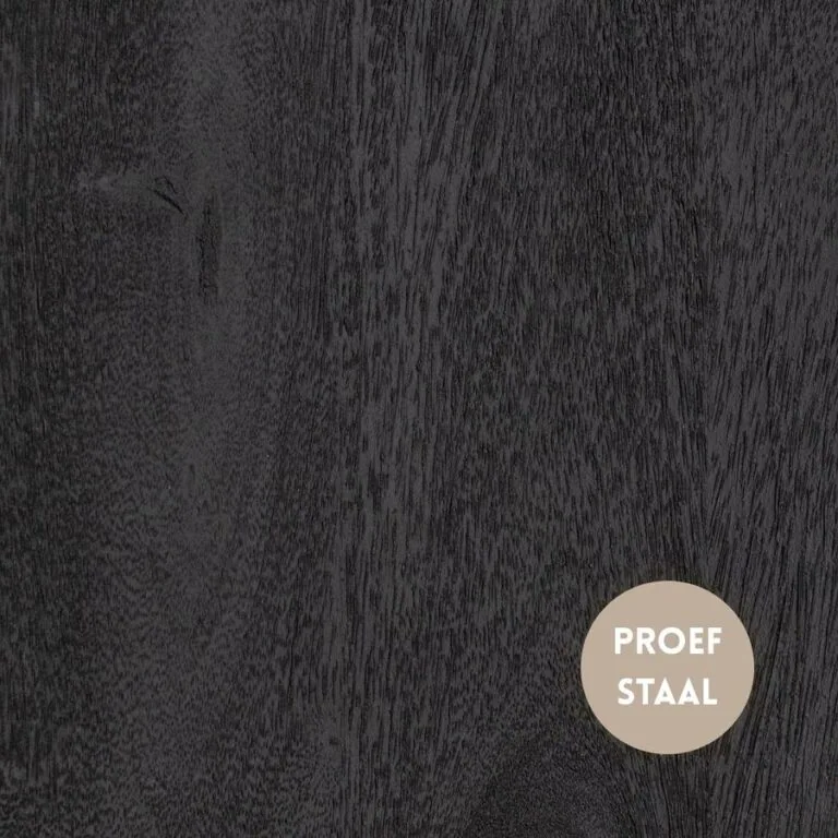 Proefstaal Mango Zwart Gezandstraald