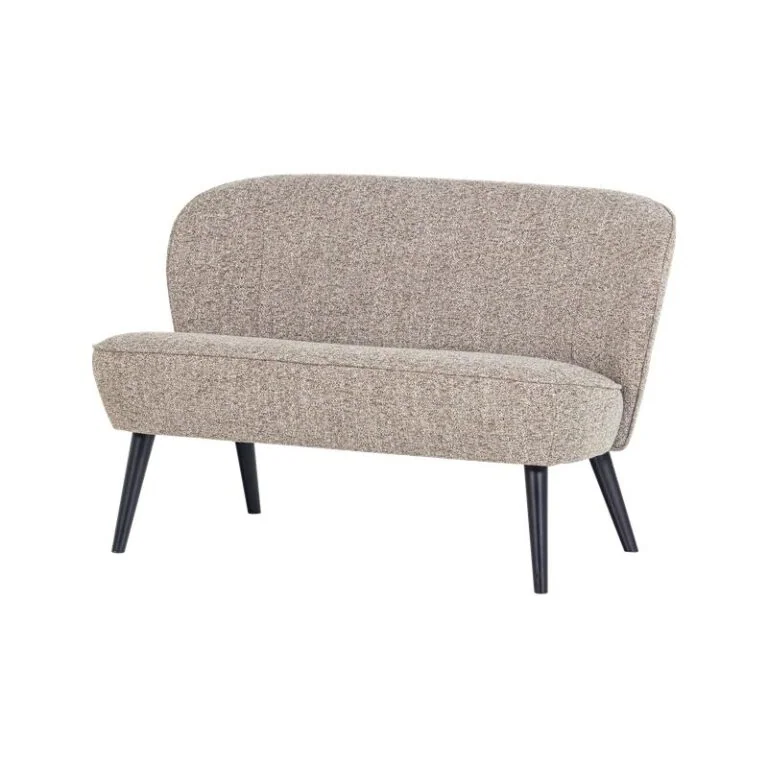 Sara Bankje Naturel melange 110cm