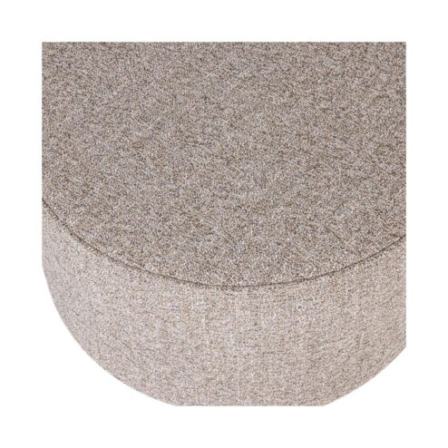 Sara Poef Laag rond Naturel 60cm