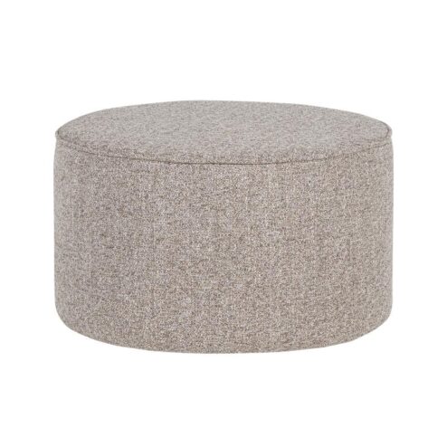 Sara Poef Laag rond Naturel 60cm