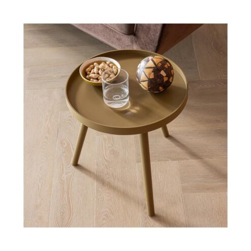 Sasha Bijzettafel rond Honinggeel 41cm