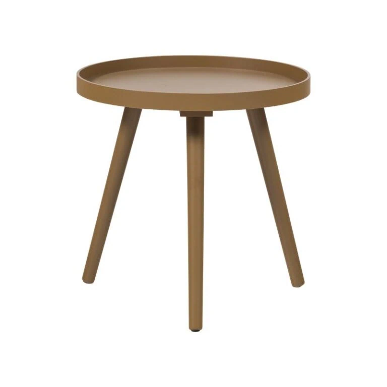 Sasha Bijzettafel rond Honinggeel 41cm