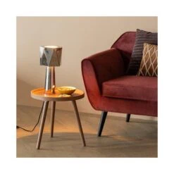 Sasha Bijzettafel rond Oudroze 41cm