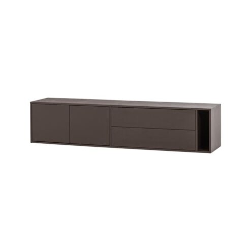 Settle Down Tv meubel Grenen Middenbruin 200cm