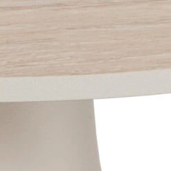 Solvani Salontafel laag Rond Keramiek Lichtbeige 70cm