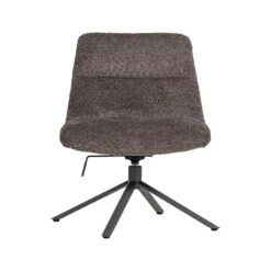 Soren Draaifauteuil Verstelbaar Wollig Bruin