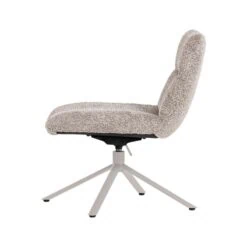 Soren Draaifauteuil Verstelbaar Wollig Grijs
