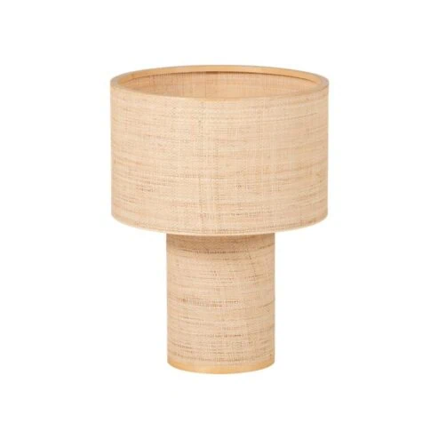 Syro 1-lichts Tafellamp Raffia 42cm
