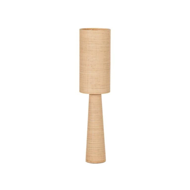 Syro 1-lichts Vloerlamp Raffia 130cm