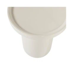 Veluna Bijzettafel rond Hoogglans Zand 51cm