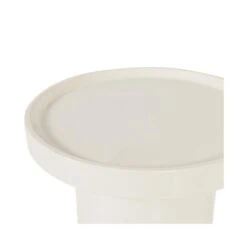 Veluna Bijzettafel rond Hoogglans Zand 51cm
