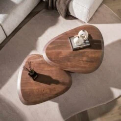 Vero Salontafel set van 2 organisch Acaciahout