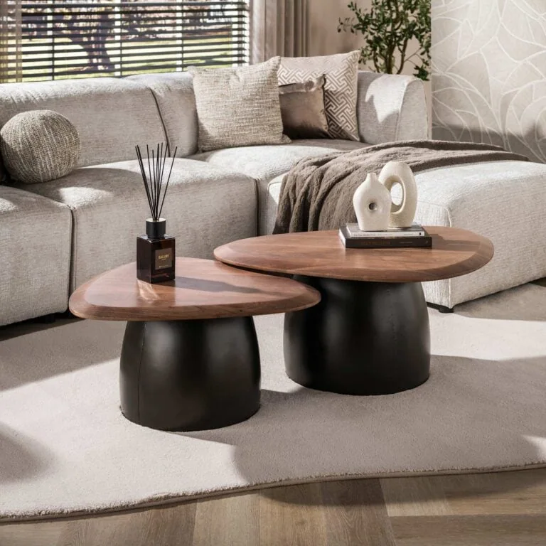 Vero Salontafel set van 2 organisch Acaciahout