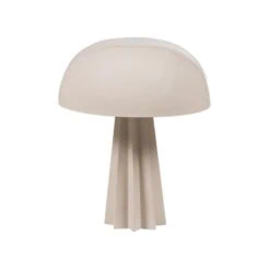 Virel 1-lichts Tafellamp Hoogglans Lichtgrijs