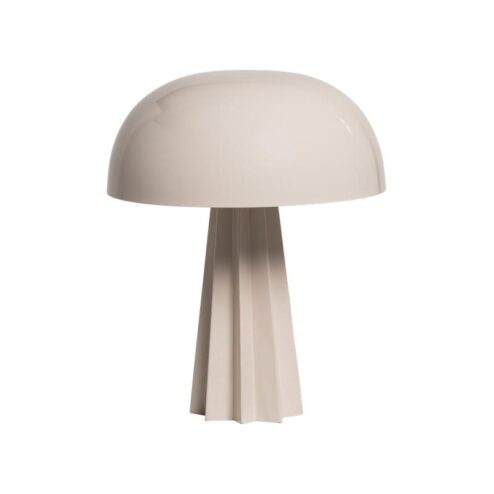 Virel 1-lichts Tafellamp Hoogglans Lichtgrijs
